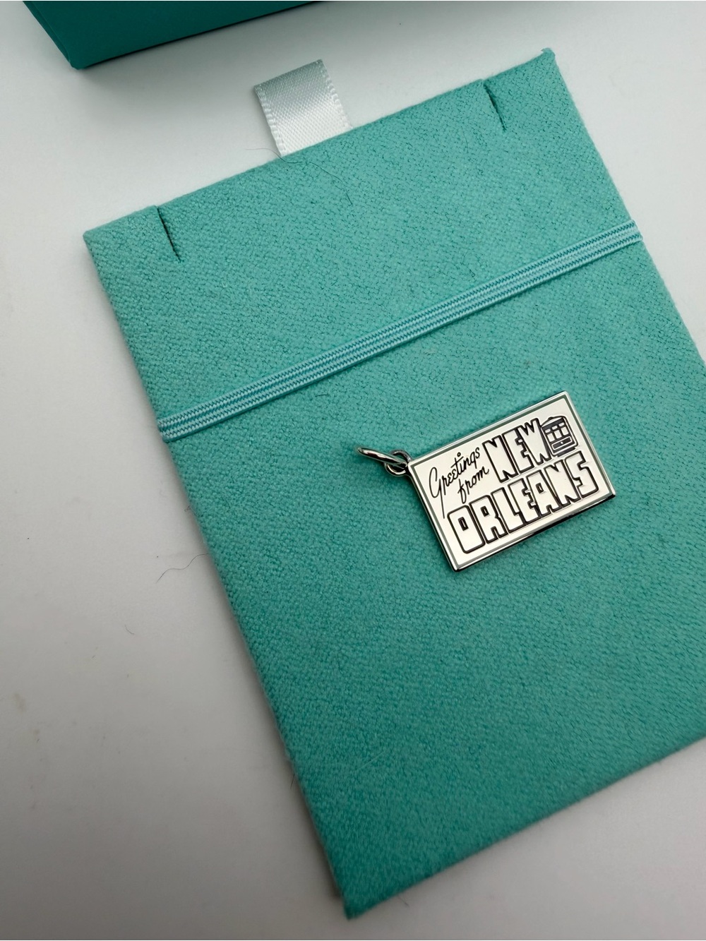Tiffany & Co. Silver New Orleans postcard Charm